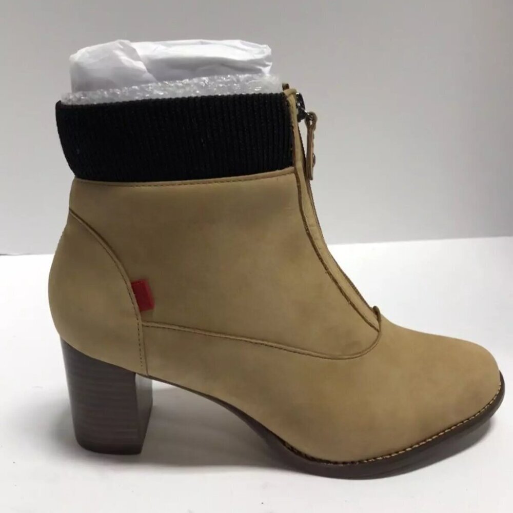 Marc Joseph Womens's New York University PL Bootie Sand Nubuck Size US7.5 M EU38